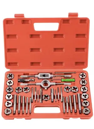 40 Pieces Tap Die Set Kits