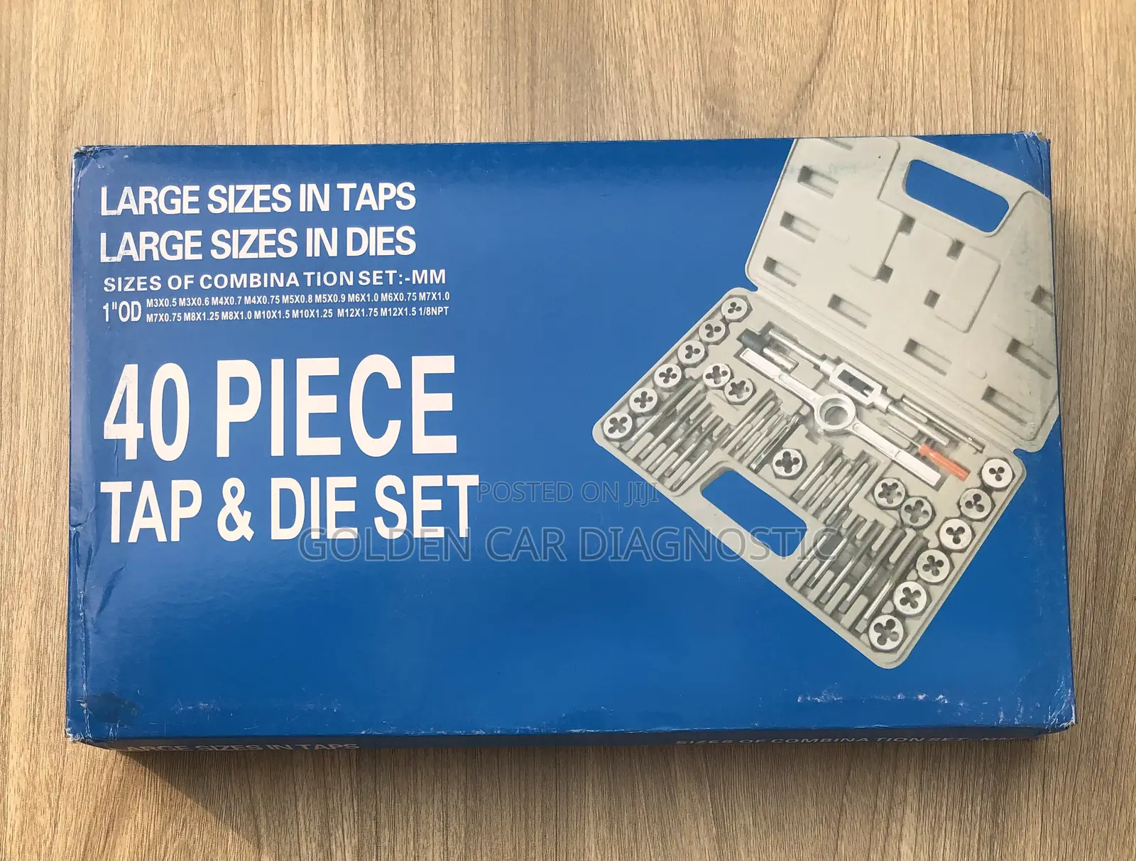 40 Pieces Tap Die Set Kits
