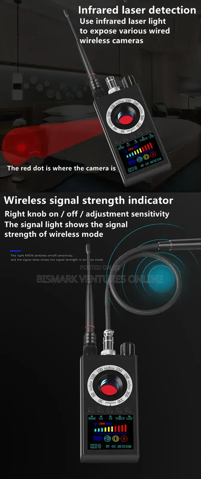 Anti-Spy Hidden Camera and GPS Tracker Detectors Upgrade