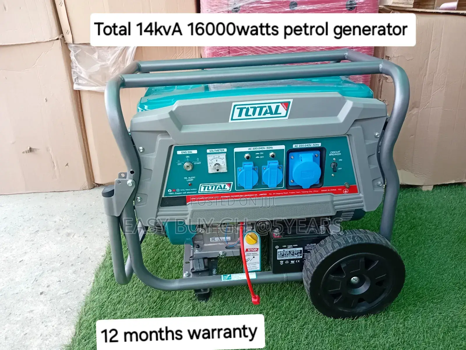 Astounding 14kva Total Petrol Generator 14kva 16000watts New