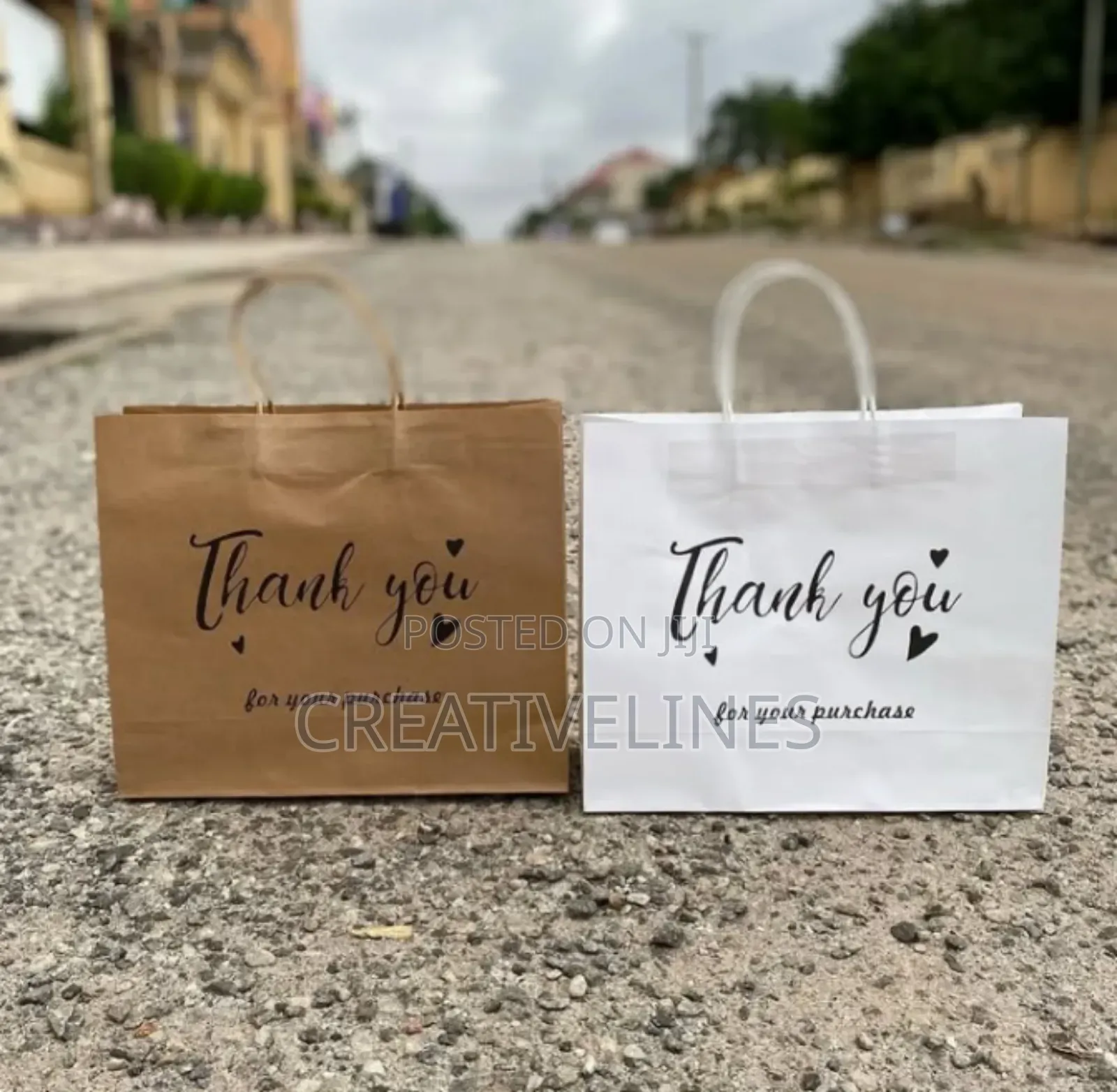 White and Brown Paperbags