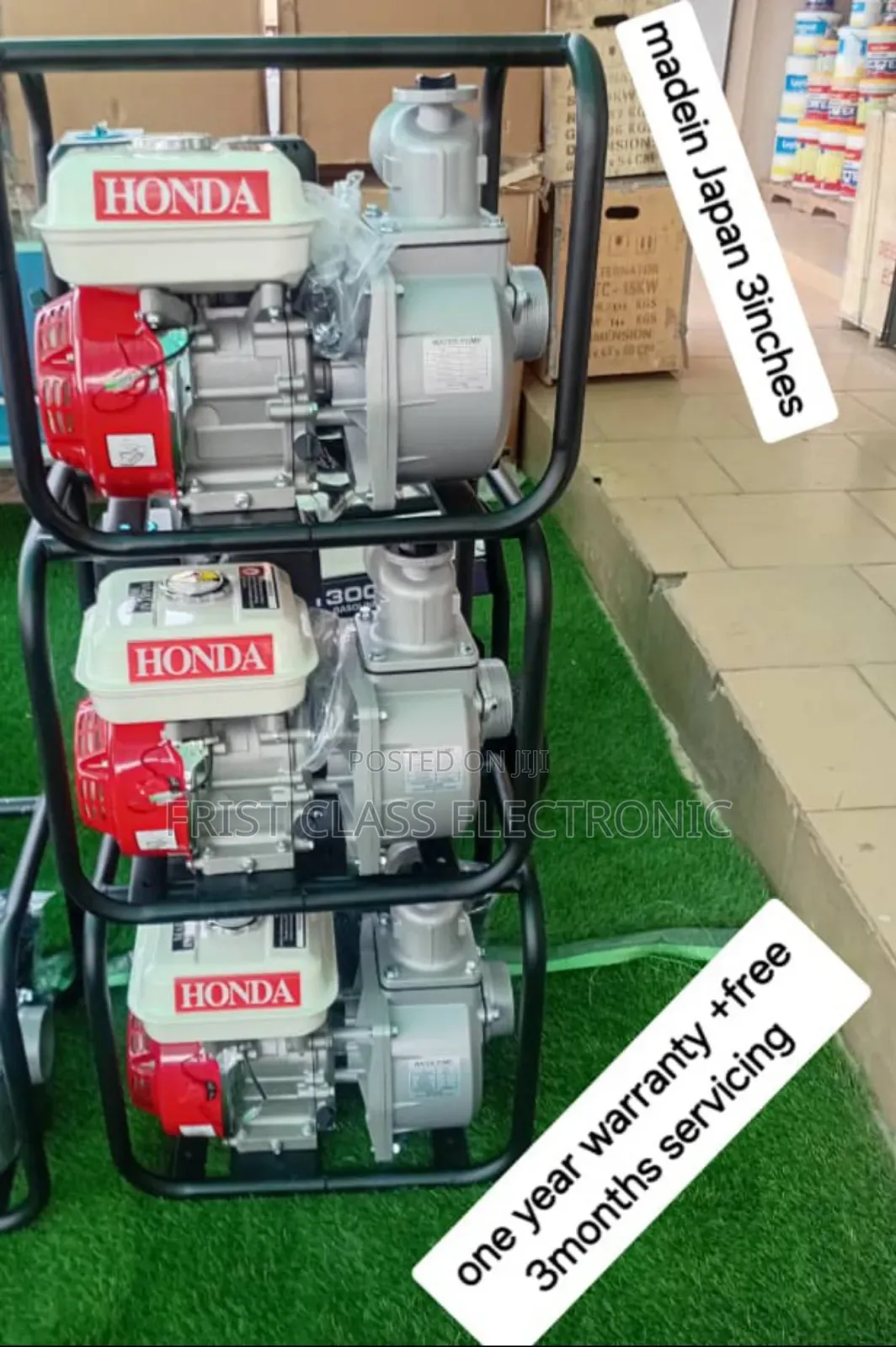 High -Efficiency 3inches Honda Water Pump