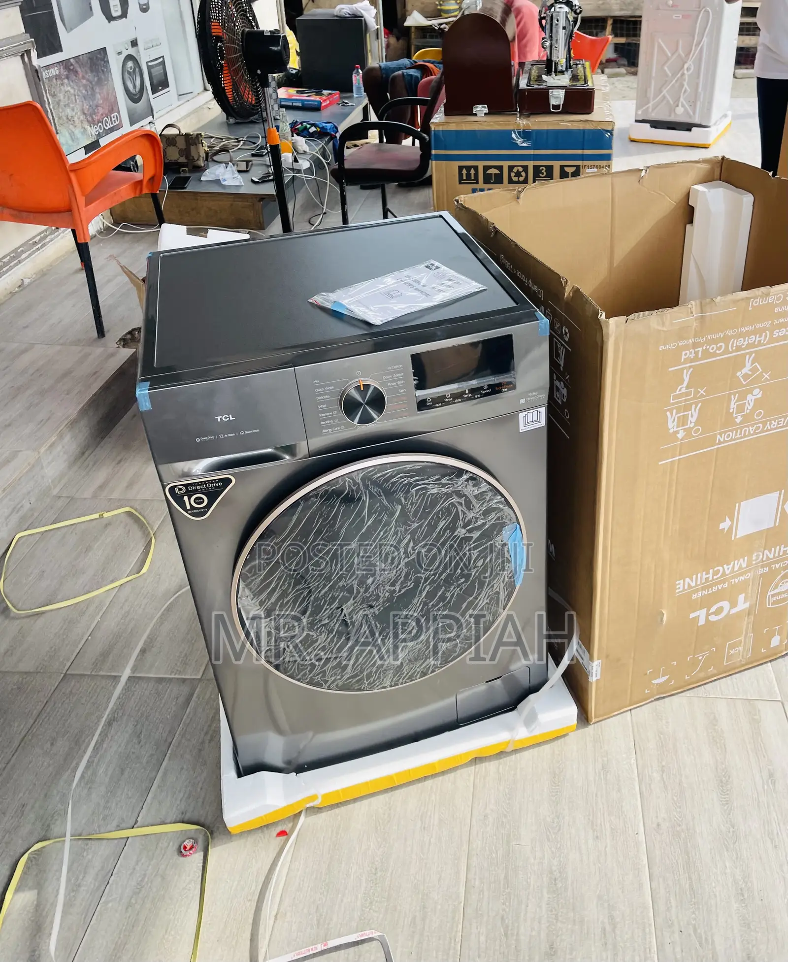 Long Lasting TCL 10.5kg Fully Automatic Washing Machine.