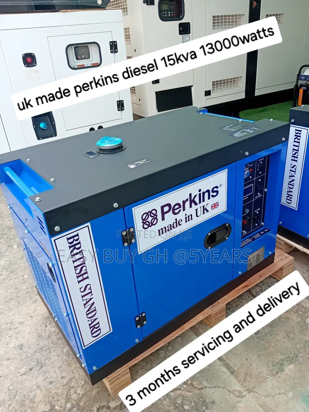 First Rate 15kva Perkins Diesel Generator 13000watts 15kva