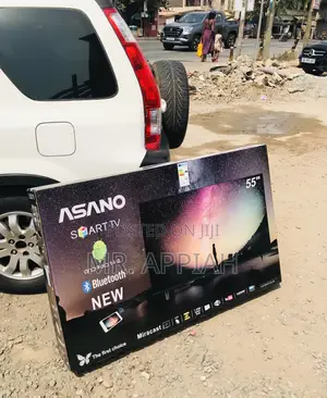 Sleek Asano 55 Inch Uhd Smart Screen Television.
