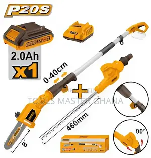 Cordless Pole Saw With Pole Hedge Trimmer - Cpts201681