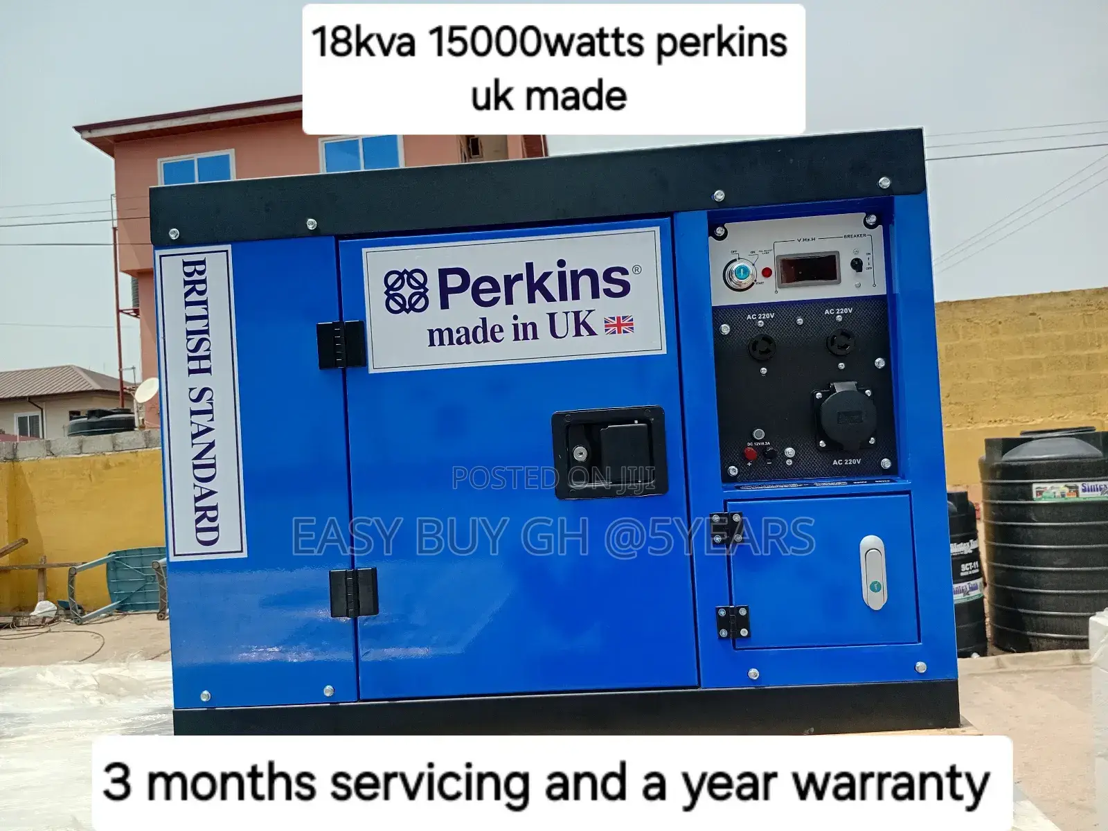 Special Edition Perkins Diesel Generator 18kva 15000watts
