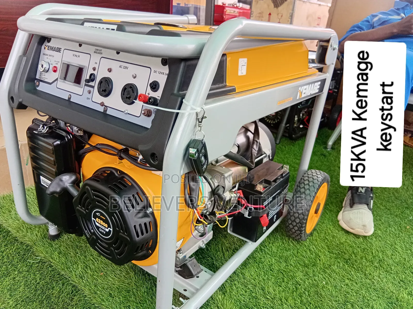 16500watt Keystart/Pull Start Kemage Generator 15kva