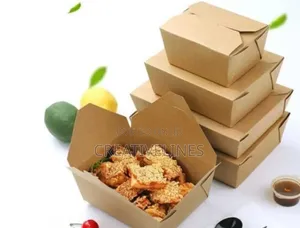 Brown Krafted Food Boxes