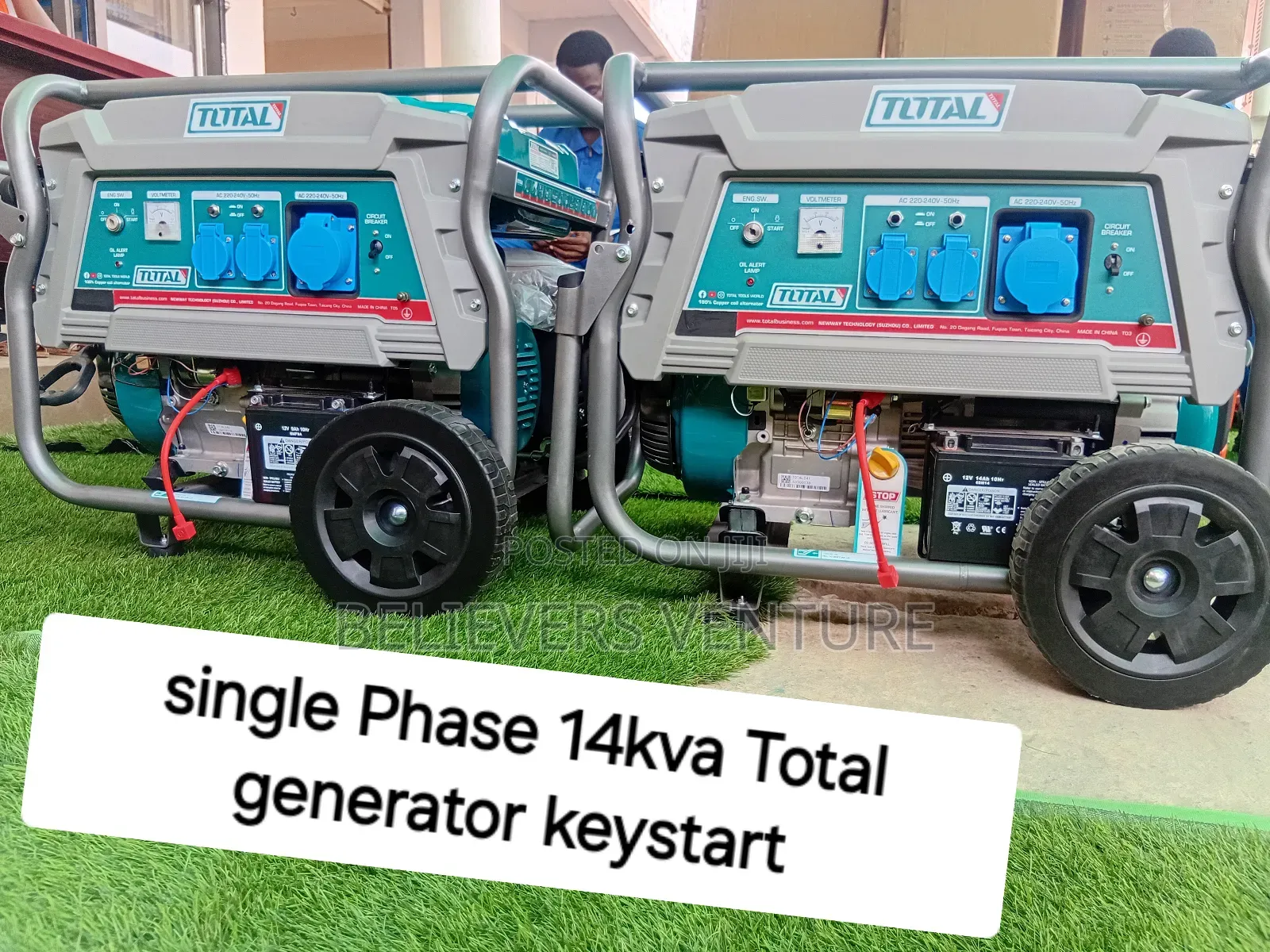 14kva Single Phase Total Generator 16500watt