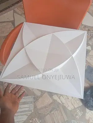 3d PVC Wall Panels White (D112d). White