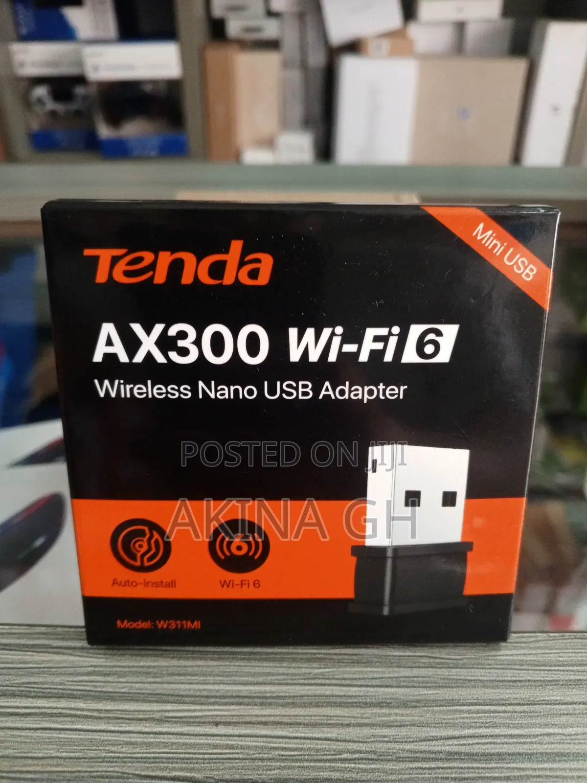 Tenda Ax300 Wi-Fi 6 Wireless Nano Usb Adapter