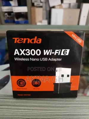 Tenda Ax300 Wi-Fi 6 Wireless Nano Usb Adapter