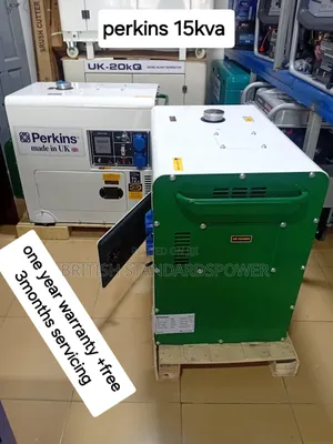 Independent Perkins Diesel Generator 15kva 16500watt Silent