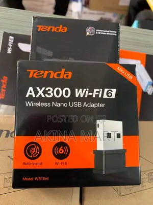 Tenda Nano Usb Wireless Adapter Ax300 Wi-Fi 6