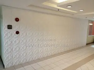 3d PVC Wall Panels White (D112d). White