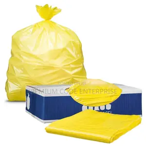 80 Liter Trash Bag Yellow(Medium) 180 Pieces