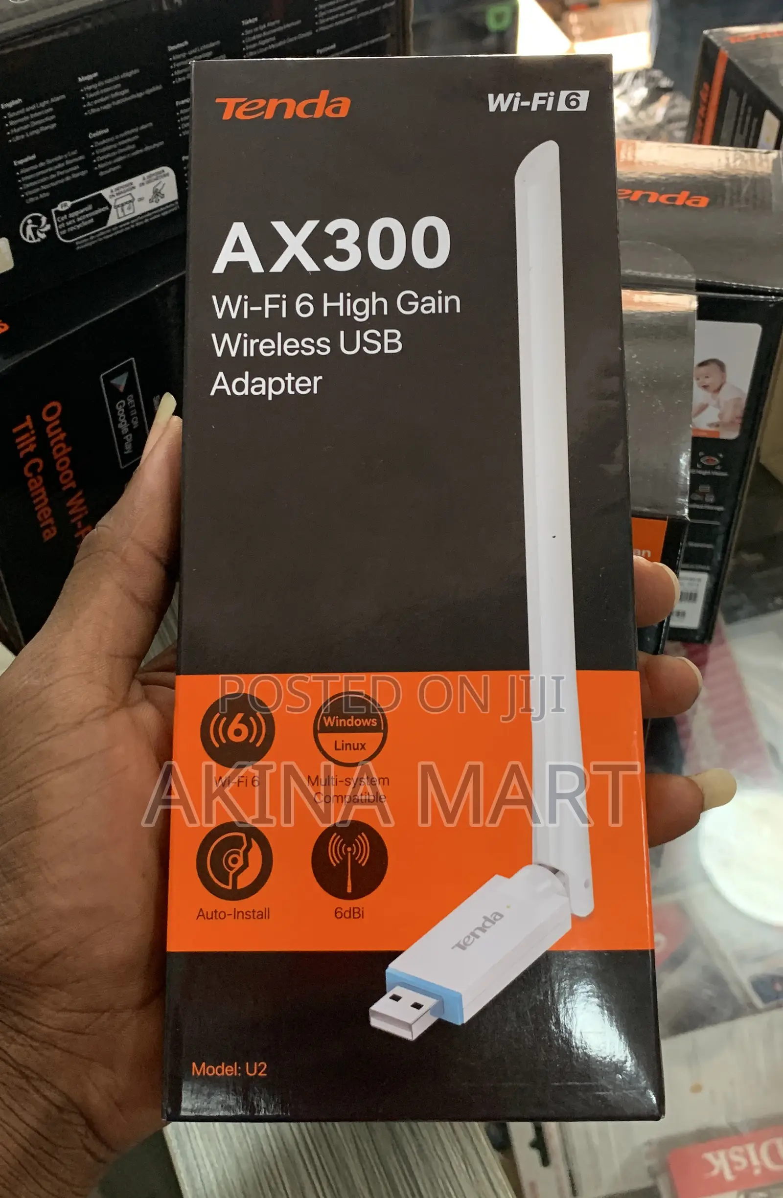 Tenda Ax300 Wi-Fi High Gain Wireless Usb Adapter