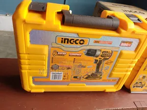 20v Cordless Impact Drill With 2 Batteries Accessories
