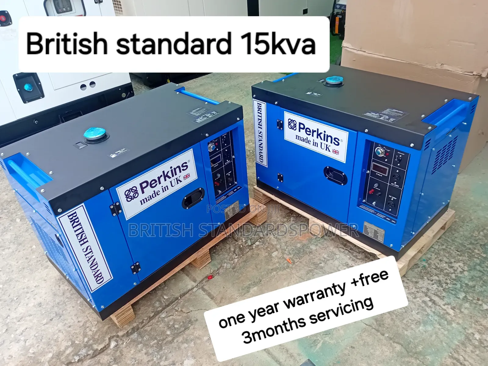 Super Efficiency 15kva Perkins Diesel Engine Silent