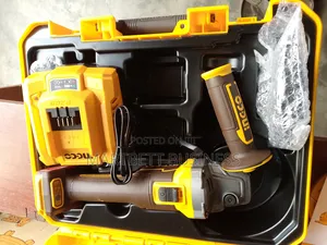 Chargeable Cordless Angle Grinder With Accessories Incco