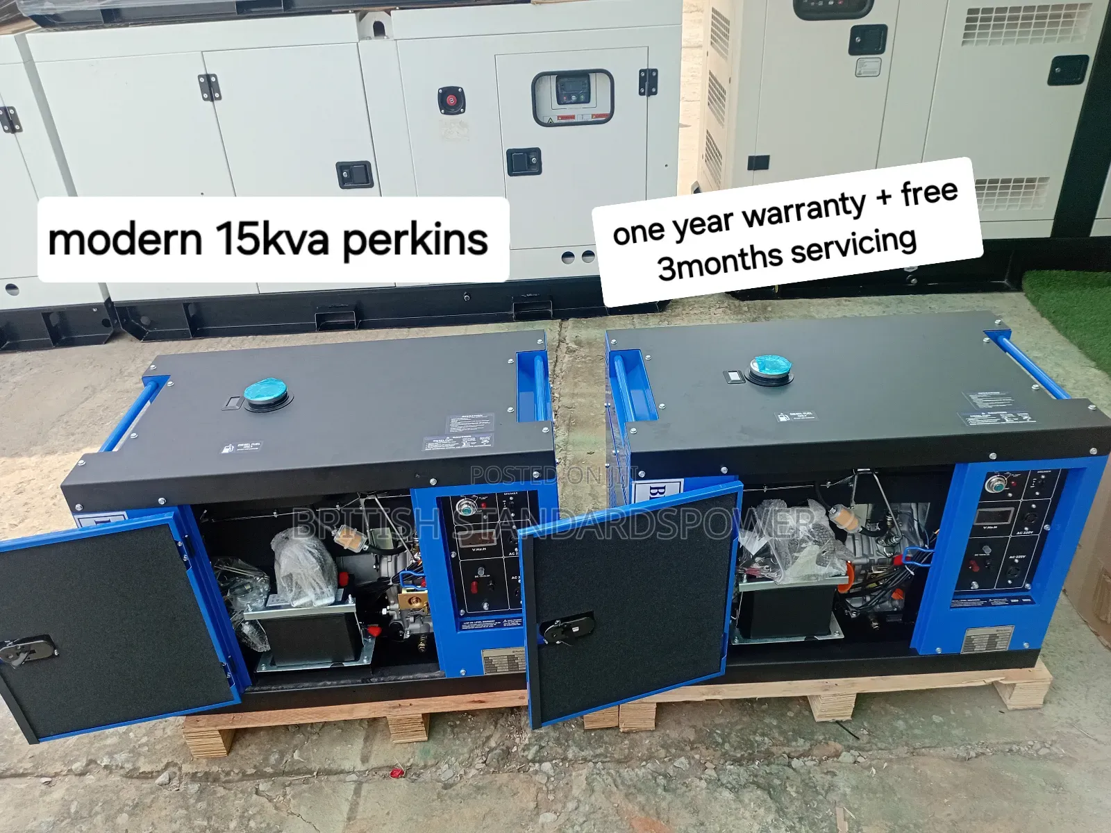 Smart Panel Uk Perkins Generator 15kva 16500watt Diesel