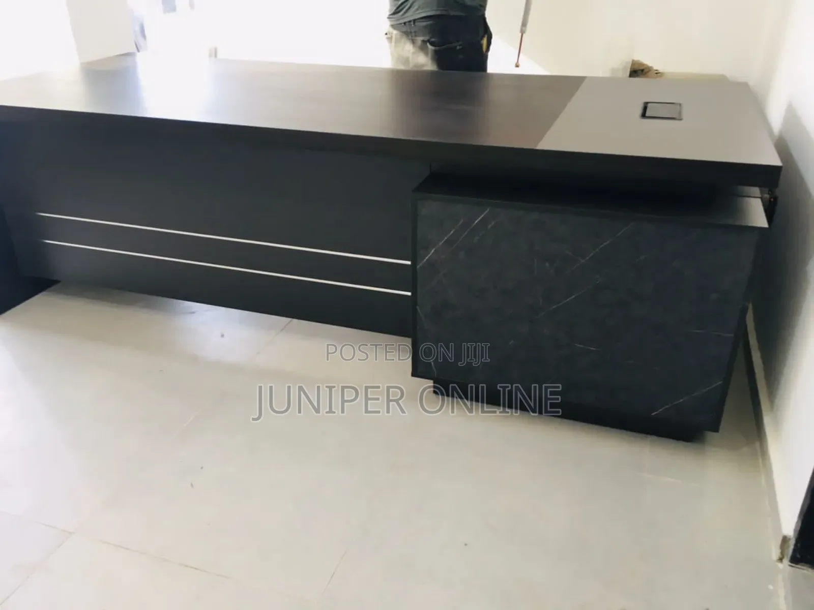Office Desk Dark Brown Big Boss Table