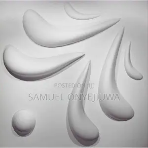 3d PVC Wall Panels White (D140)