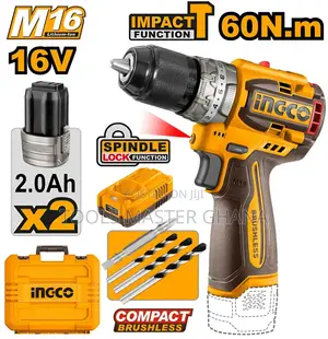 Compact Brushless Cordless Impact Drill - Cidli16682