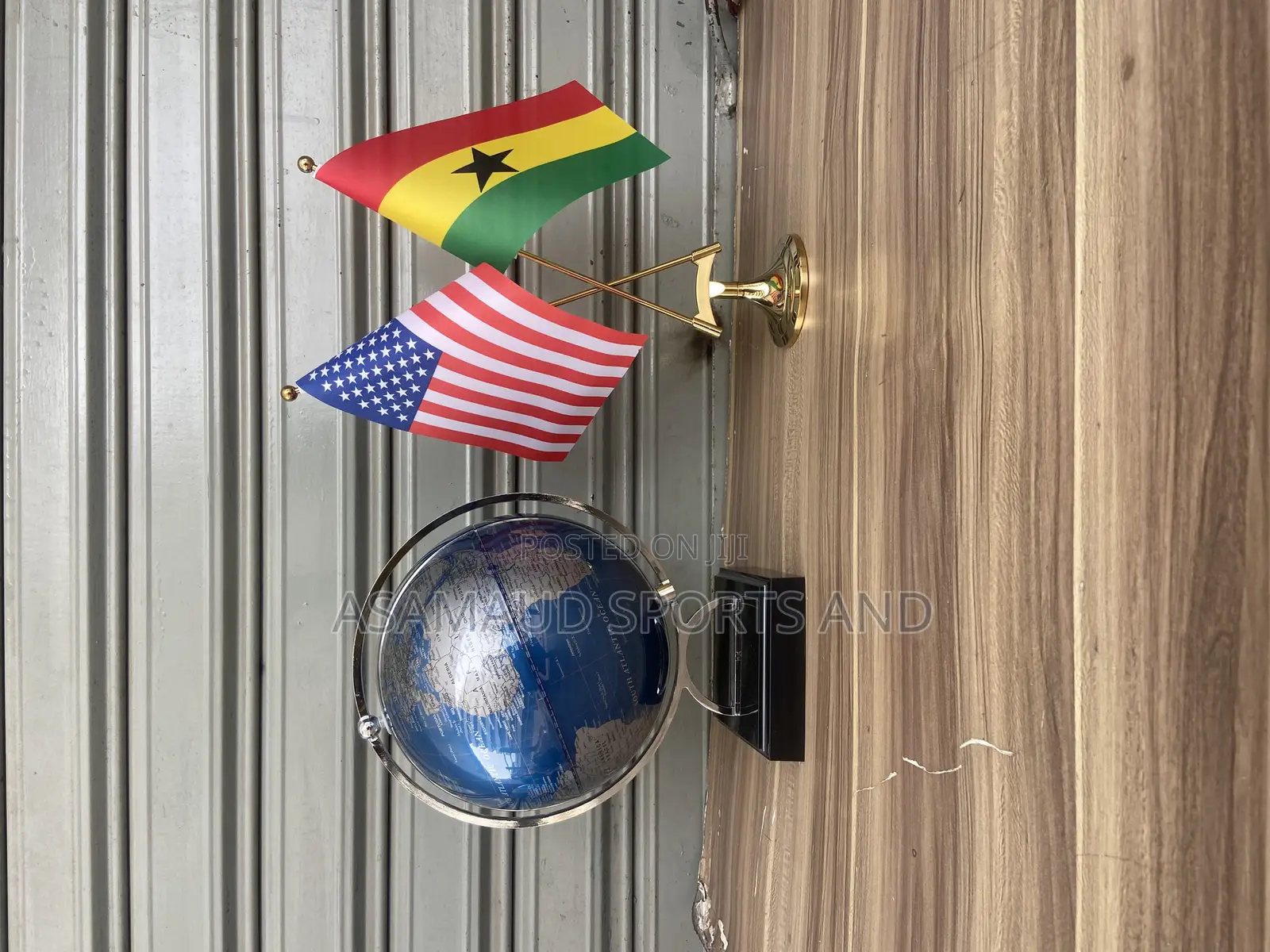 Original Desk Top Globe With Flag Available at Cool Price