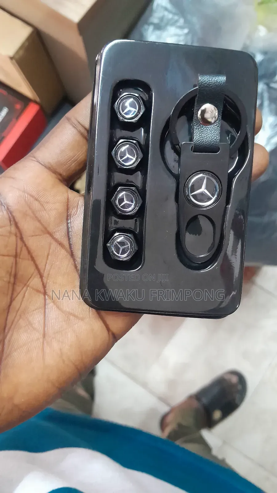 Mercedes-Benz Tyre Valve Covers With Key Holders Available