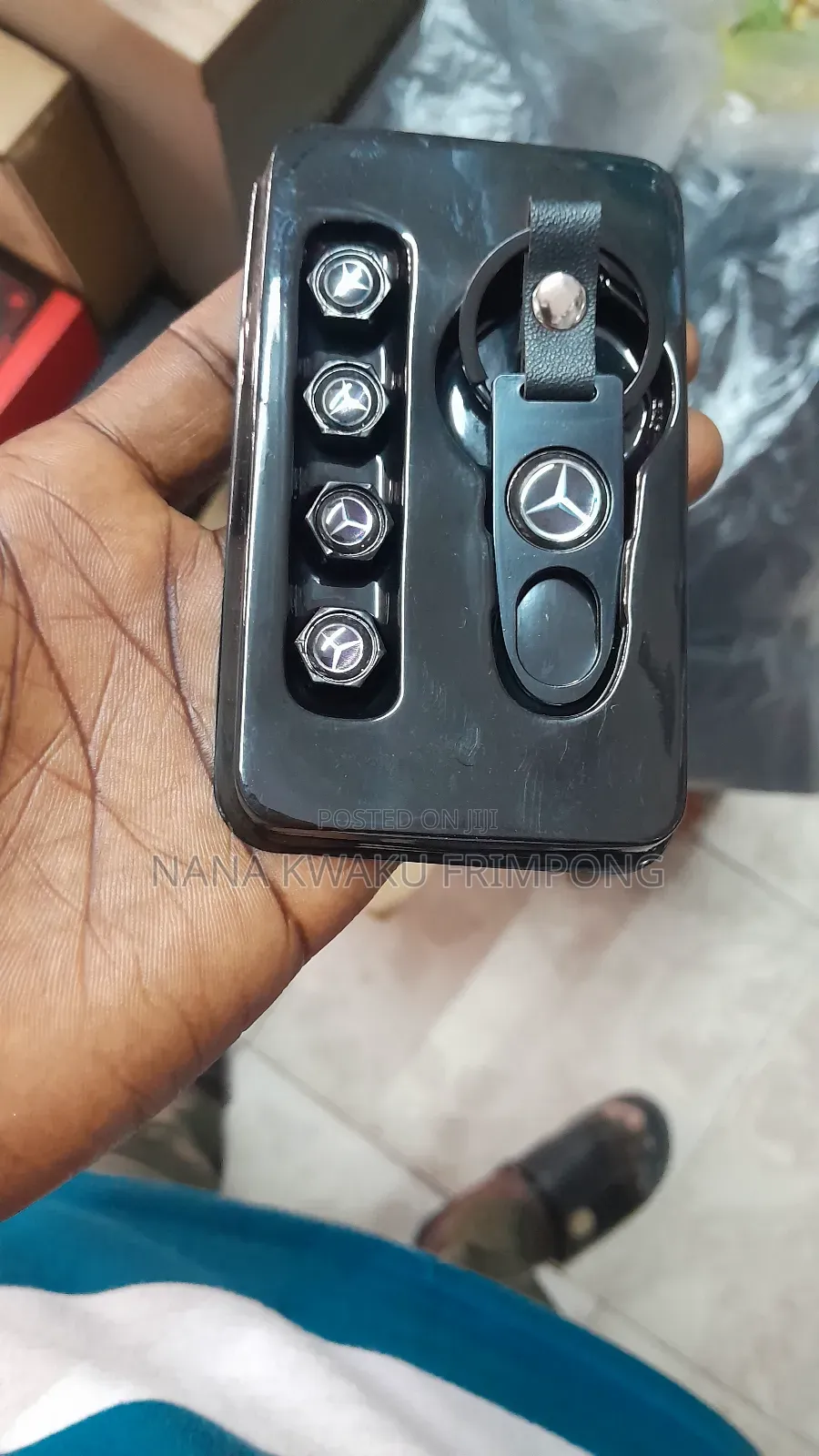 Mercedes-Benz Tyre Valve Covers With Key Holders Available