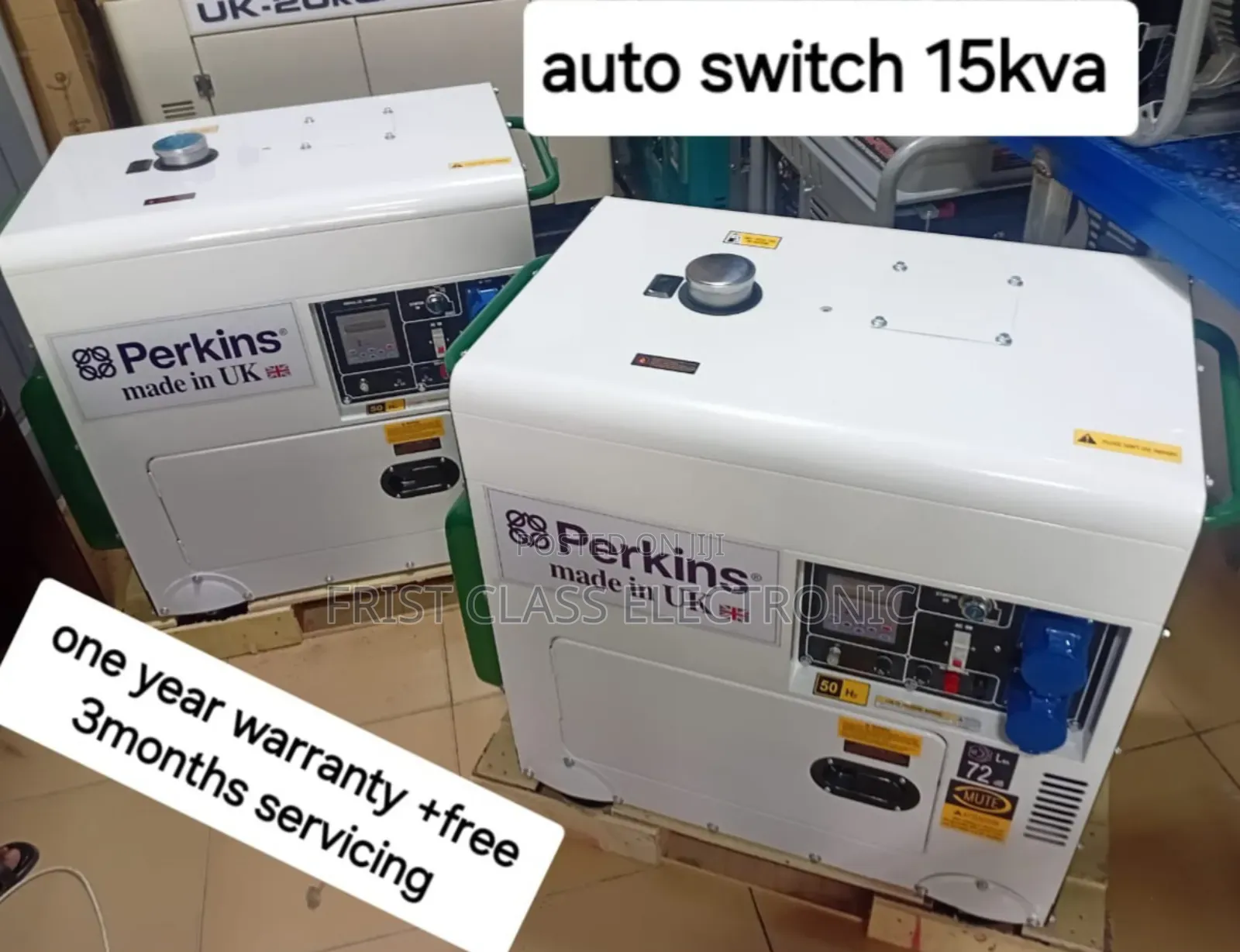 Quality Single Phased 15kva Diesel Genset