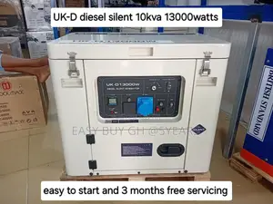 Fleek UK-D Diesel Silent 10kva 13000watts Generator 10kva
