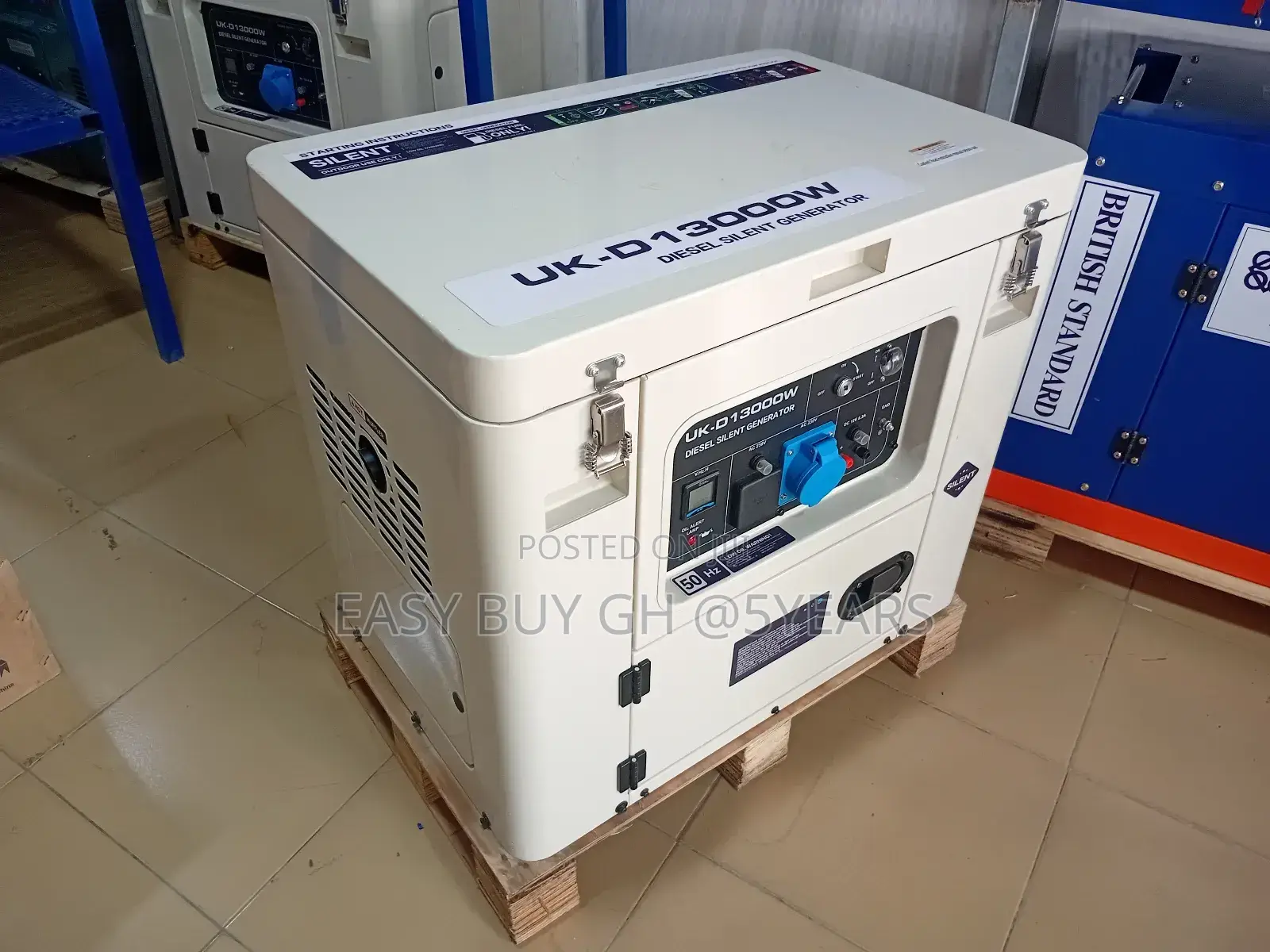 Fleek UK-D Diesel Silent 10kva 13000watts Generator 10kva