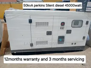 Almighty Perkins Silent Diesel 50kva Generator 45,000watts