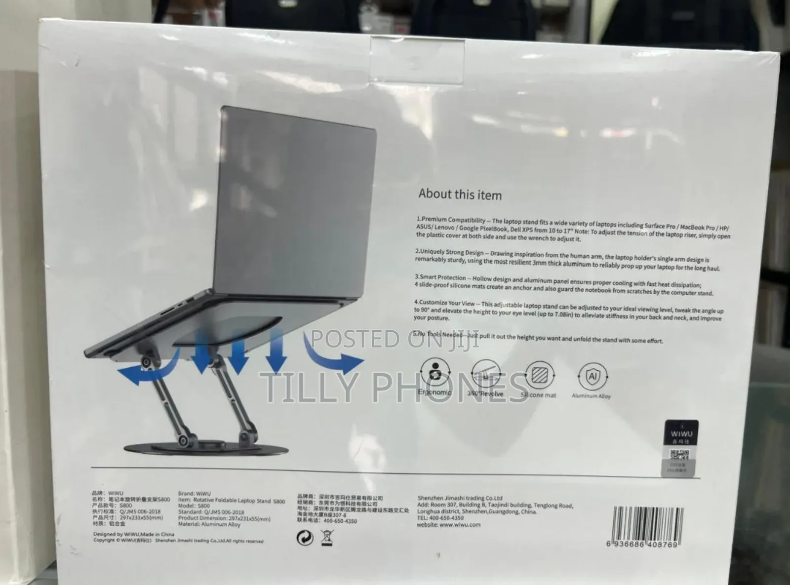 Wiwu Rotative Foldable Laptop Stand