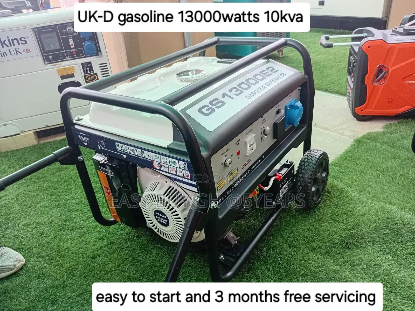Incredibly Swell UK-D 10kva Petrol Silent 16000w Generator