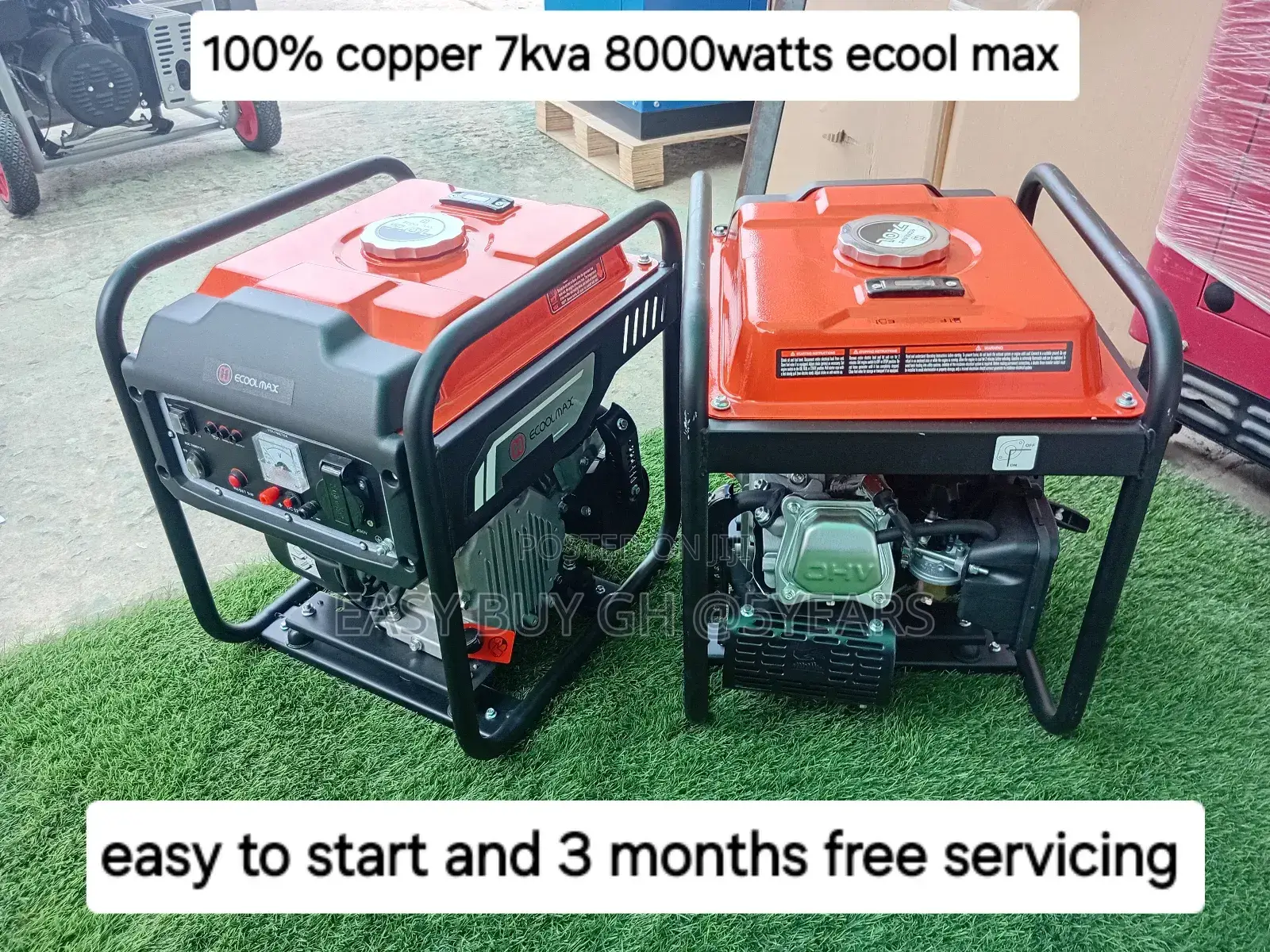 Amazing 7kva Ecool Max Petrol 8000watts Generator 7kva
