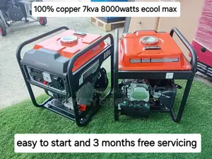 Amazing 7kva Ecool Max Petrol 8000watts Generator 7kva