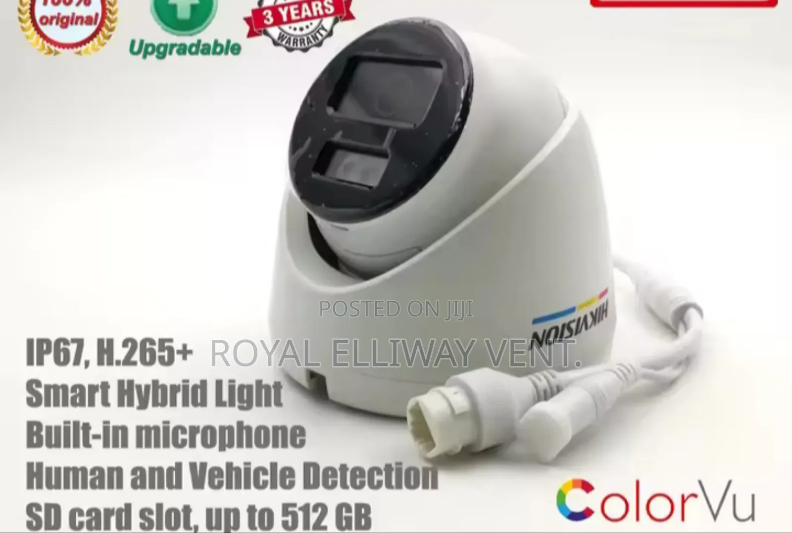  Colourvu Dome Camera 5mp
