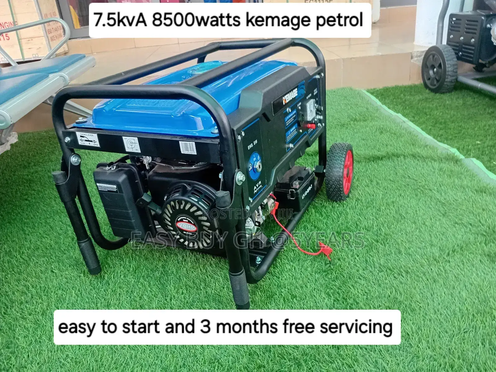 7.5kva Elite Kemage Petrol Generator 8500watts 7.5kva Genset