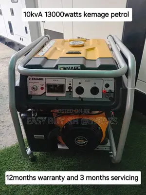 Sturdy Kemage Petrol 10kva 13000watts Generator 10kva