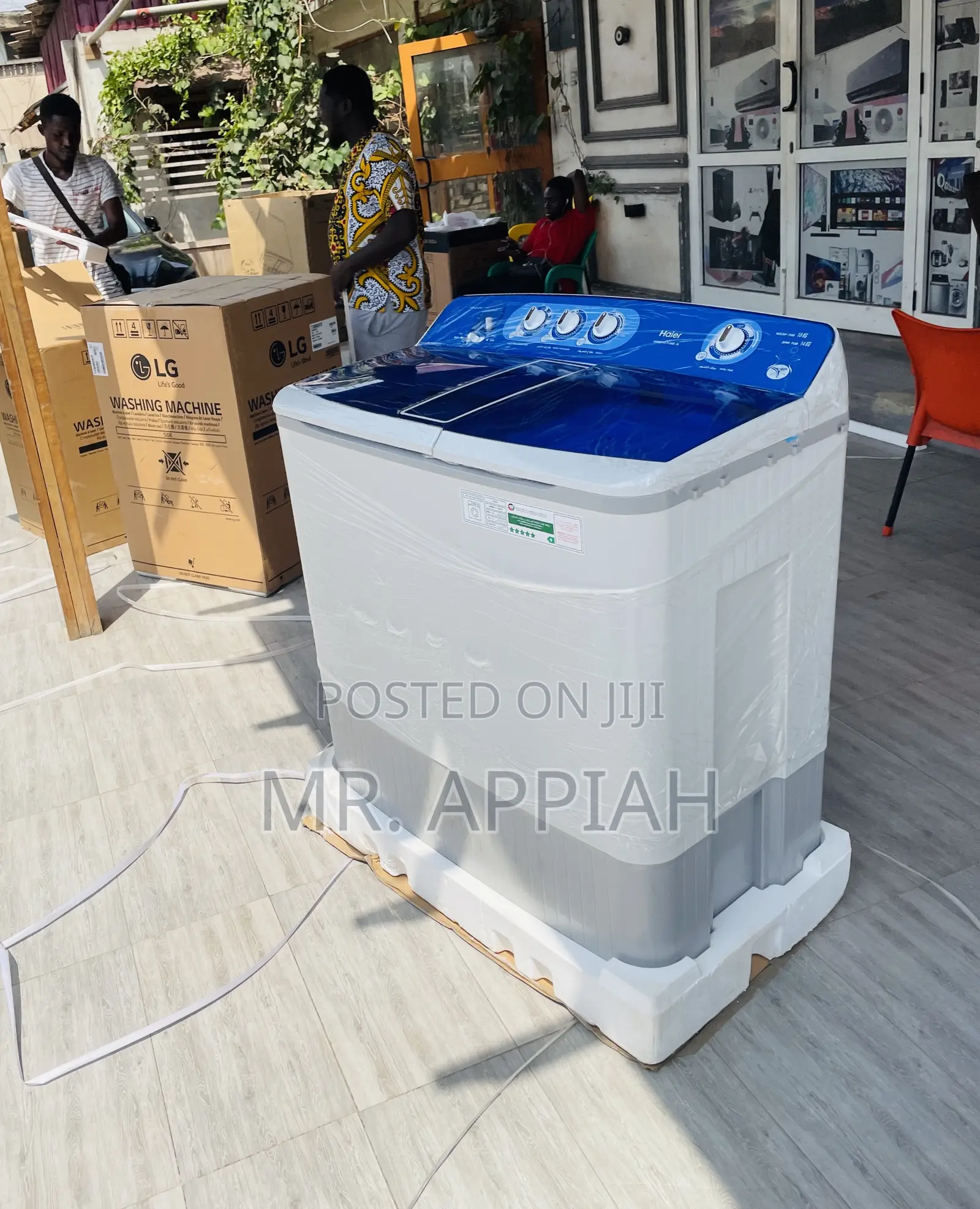 Buy Unique Haier 18kg Semi-Auto Washing Machine(White)