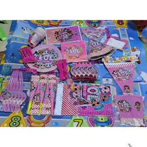Kids Party Favours Cups,Plates,Spoons,Fork,Hats,10pcs Each