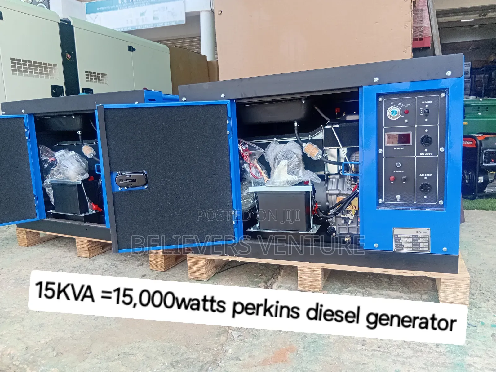 Durable 15kva Diesel Generator 16500watt