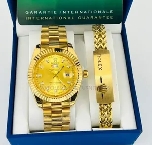 Rolex Wrist Watch With Bracelet