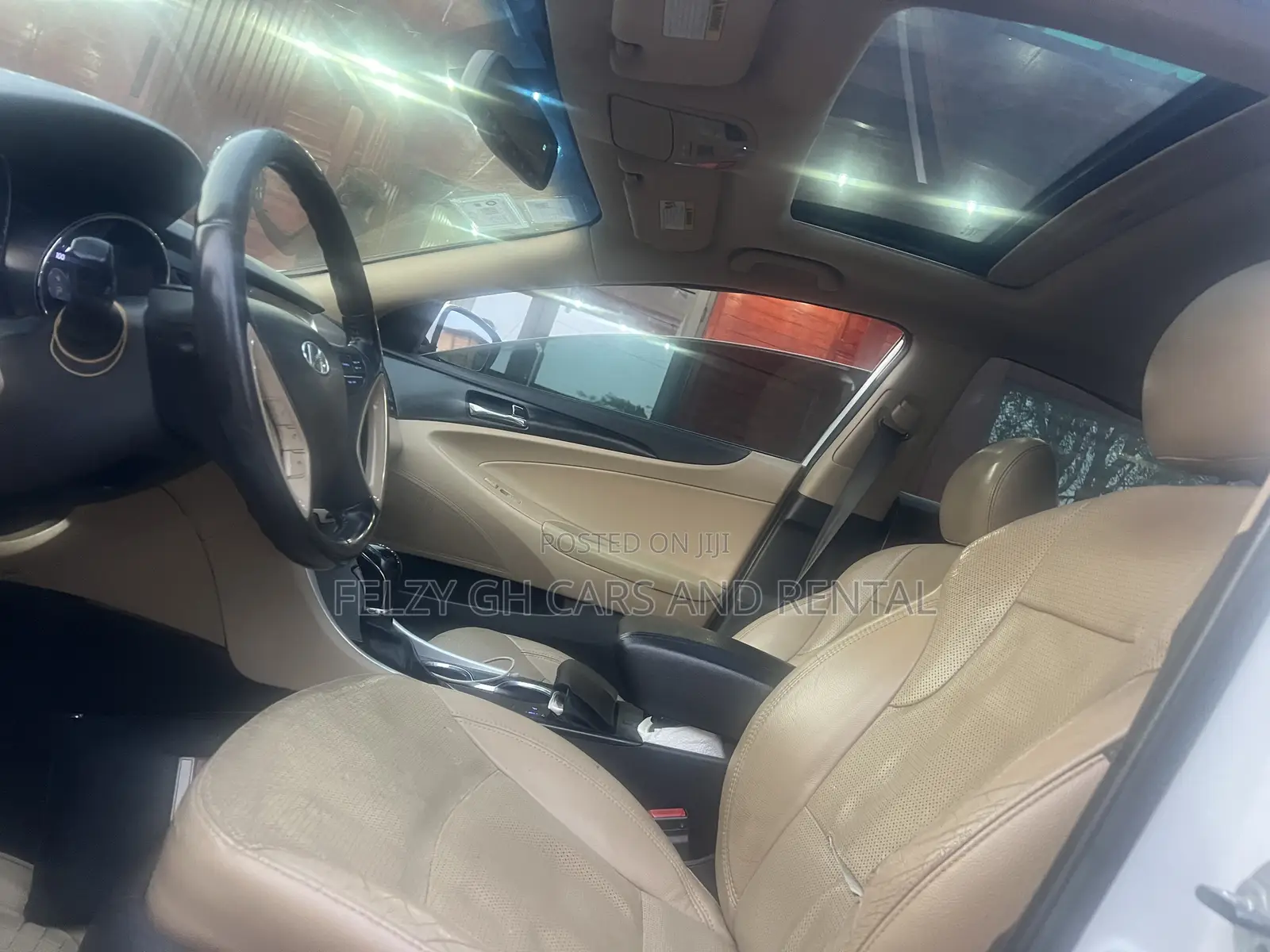 Hyundai Sonata Limited 4dr Sedan (2.0L 4cyl Turbo 6A) 2014 White