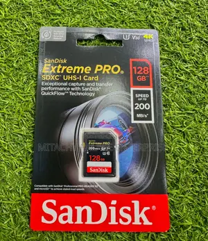 Sandisk Extrem Pro Memory Card 128gig
