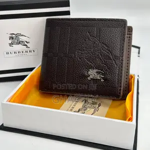 Men’S Quality Leather Pocket Wallet Black Brown
